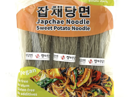 APEXY Sweet Potato Glass Noodles, Japchae Noodles, Korean Vermicelli Pasta, Fat-free and Gluten-free, 100% Sweet Potato Starch, No Additive, No Alum inside, 24oz (680g)
